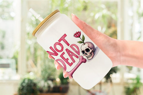 Glass Can Messy Growth Reluctant Blooming Sublimation artnoy 