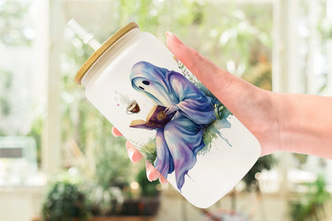 Glass Can Midnight Espresso Magic Art Sublimation artnoy 