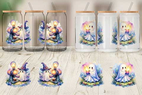 Glass Can Midnight Espresso Magic Art Sublimation artnoy 