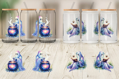 Glass Can Midnight Espresso Magic Art Sublimation artnoy 