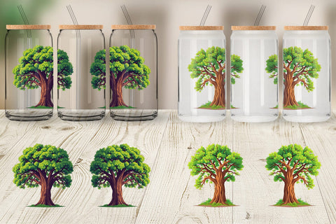 Glass Can Mighty Oak Sublimation artnoy 