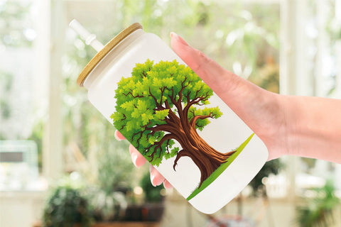 Glass Can Mighty Oak Sublimation artnoy 