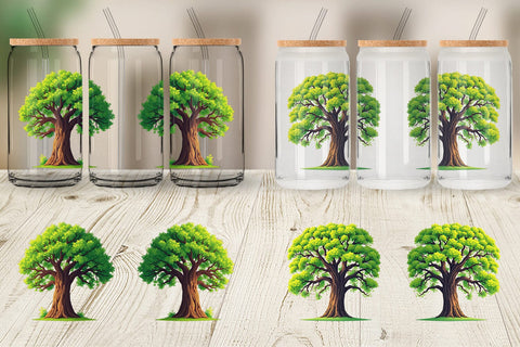 Glass Can Mighty Oak Sublimation artnoy 