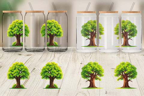 Glass Can Mighty Oak Sublimation artnoy 