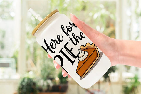 Glass Can Misfit Holiday Treats: Funny Foodie Quotes Sublimation artnoy 