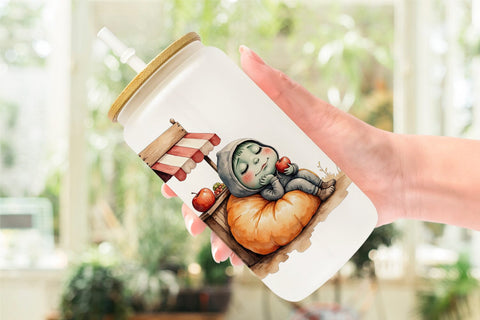 Glass Can Monster Night Market Sublimation artnoy 