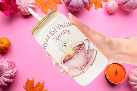 Glass Can Moody Coquette Spell Watercolor Sublimation artnoy 