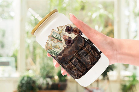 Glass Can Moody Dark Academia Beach Read Sublimation artnoy 