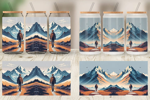 Glass Can Mountain Sublimation artnoy 