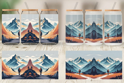 Glass Can Mountain Sublimation artnoy 