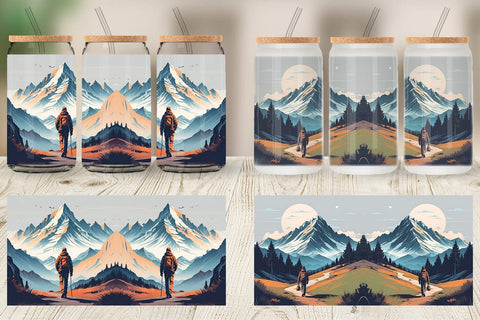 Glass Can Mountain Sublimation artnoy 