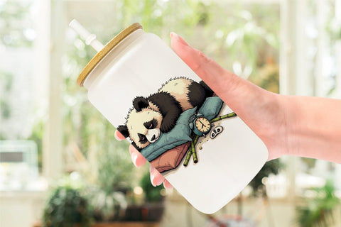 Glass Can Nap Chaos Critters Sublimation artnoy 