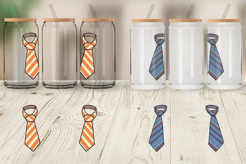 Glass Can Necktie Sublimation artnoy 