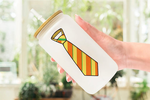 Glass Can Necktie Sublimation artnoy 