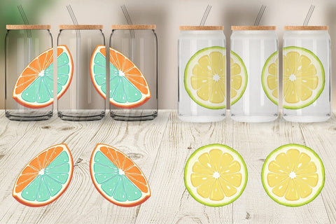 Glass Can Neon Citrus Sublimation artnoy 