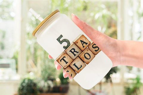 Glass Can Nostalgic Christmas Toys Sublimation artnoy 