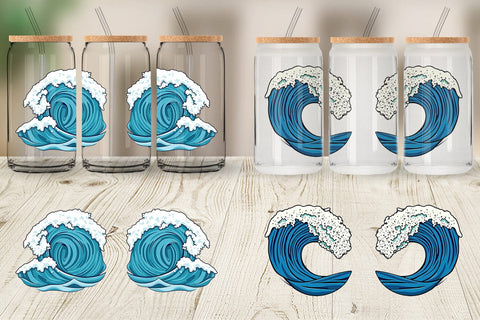 Glass Can Ocean Wave Sublimation artnoy 