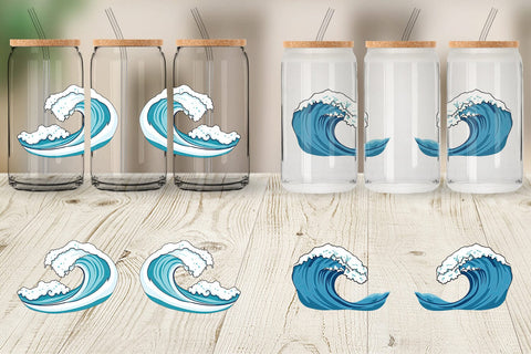 Glass Can Ocean Wave Sublimation artnoy 