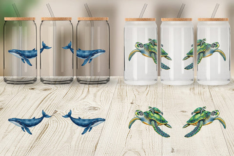 Glass Can Ocean Wonders Sublimation artnoy 