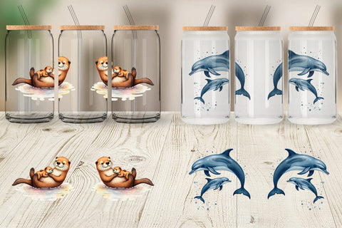 Glass Can Ocean Wonders Sublimation artnoy 