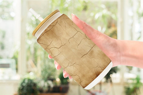 Glass Can Old Paper Sublimation artnoy 