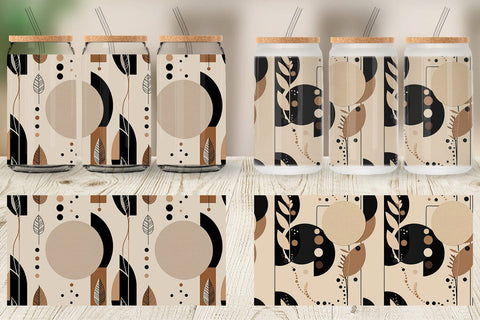 Glass Can Organic Elements Pattern Sublimation artnoy 