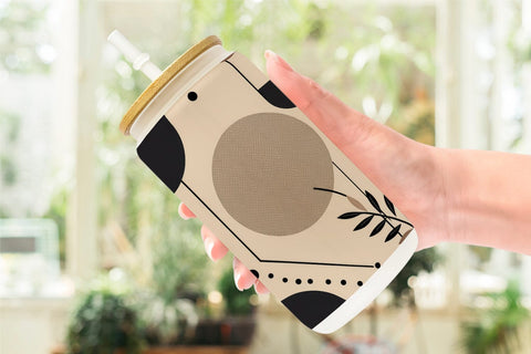 Glass Can Organic Elements Pattern Sublimation artnoy 