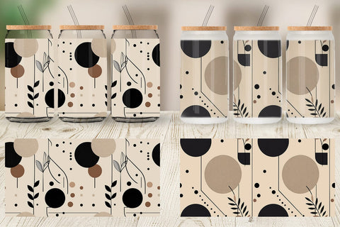 Glass Can Organic Elements Pattern Sublimation artnoy 