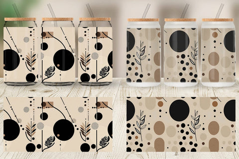 Glass Can Organic Elements Pattern Sublimation artnoy 