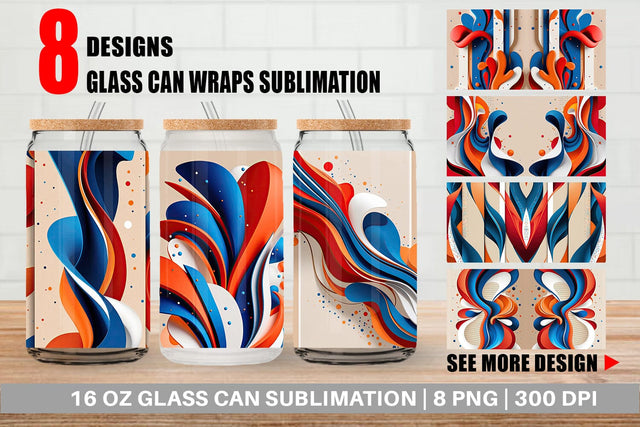 Glass Can Organic Flow Sublimation artnoy 