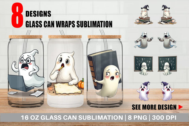 Glass Can Overthinking Ghost Sublimation artnoy 