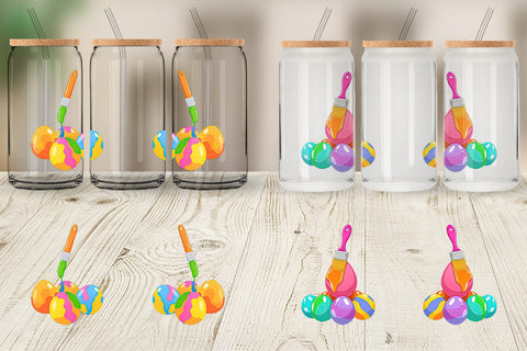 Glass Can Paintbrush Sublimation artnoy 