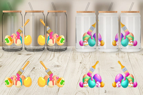 Glass Can Paintbrush Sublimation artnoy 