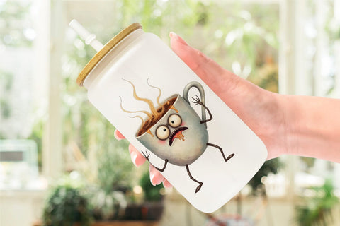 Glass Can Panic Coffee Sublimation artnoy 