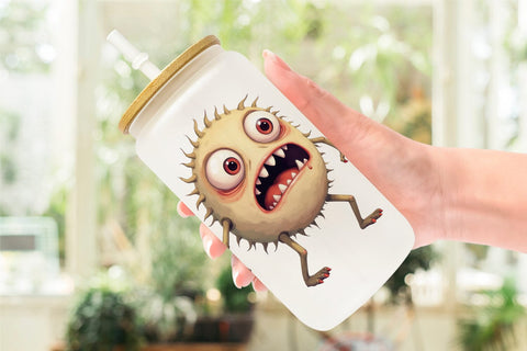 Glass Can Panic Monster Sublimation artnoy 