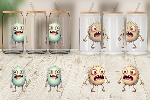 Glass Can Panic Monster Sublimation artnoy 