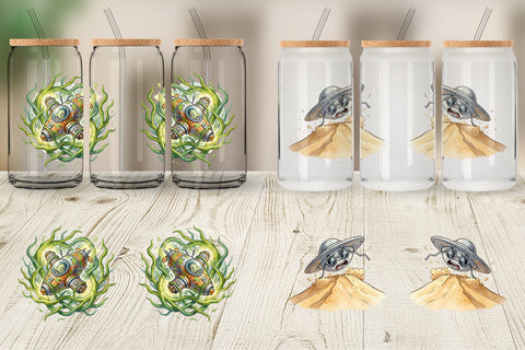 Glass Can Panicked UFO Surf Sublimation artnoy 