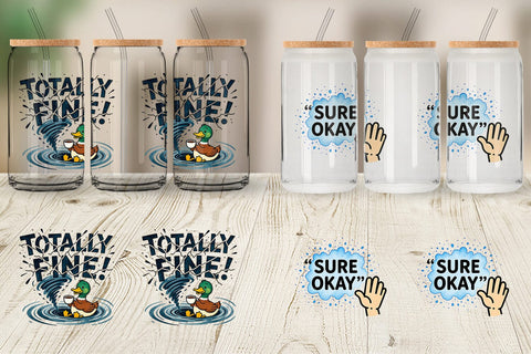 Glass Can Passive Aggressive Positivity Pastel Snark Sublimation artnoy 