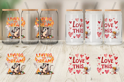 Glass Can Passive Aggressive Positivity Pastel Snark Sublimation artnoy 