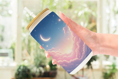 Glass Can Pastel Sky Sublimation artnoy 