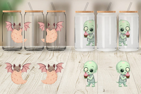 Glass Can Pastel Spook Parade Sublimation artnoy 