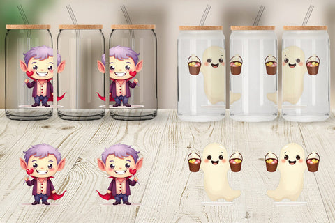 Glass Can Pastel Spook Parade Sublimation artnoy 