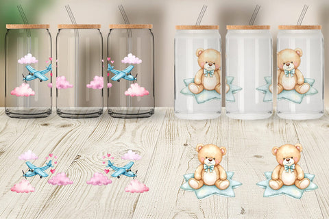 Glass Can Pastel Toyland Sublimation artnoy 