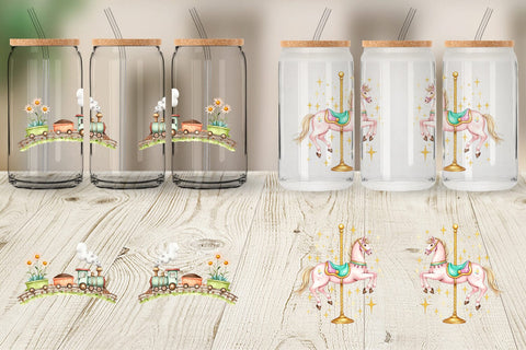 Glass Can Pastel Toyland Sublimation artnoy 