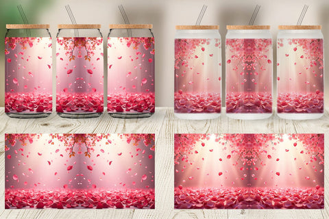 Glass Can Petal Rain Sublimation artnoy 