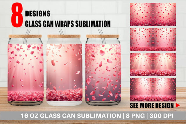 Glass Can Petal Rain Sublimation artnoy 