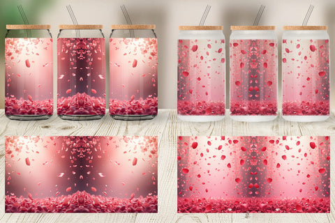 Glass Can Petal Rain Sublimation artnoy 
