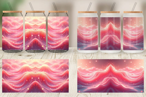 Glass Can Pink Flow Sublimation artnoy 