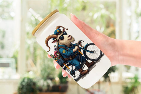 Glass Can Police Chaos Critters Sublimation artnoy 