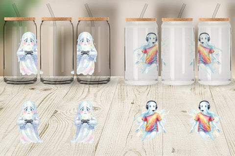 Glass Can Pro Esports Gamer Ghost Sublimation artnoy 